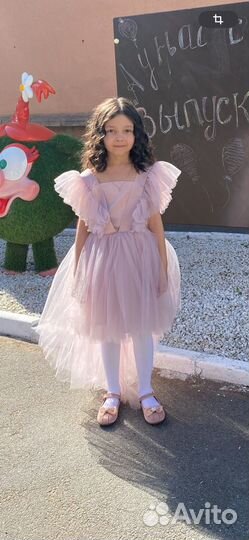 Платье пышное на выпускной 128-134