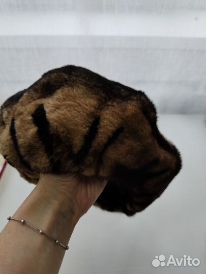 Норковый берет мягкий 56-58р