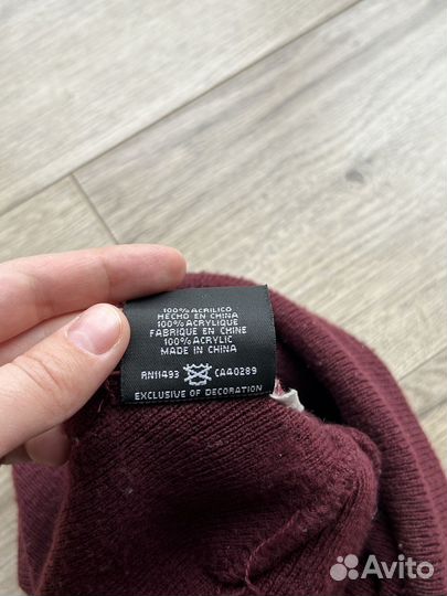 Шапка бордовая New Era демисезон