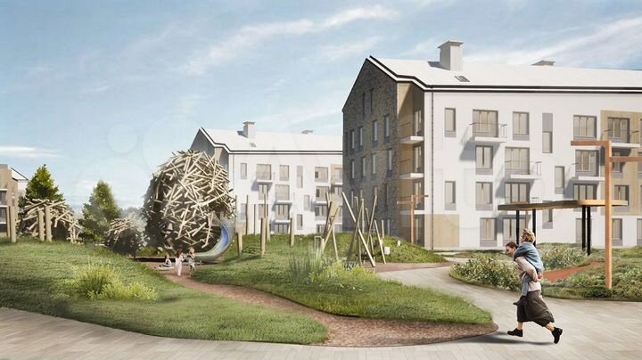 3-к. квартира, 60,2 м², 2/4 эт.