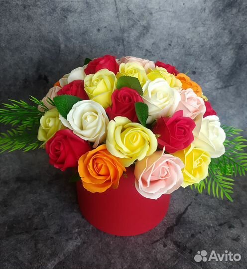 Букет из мыла ручной работы