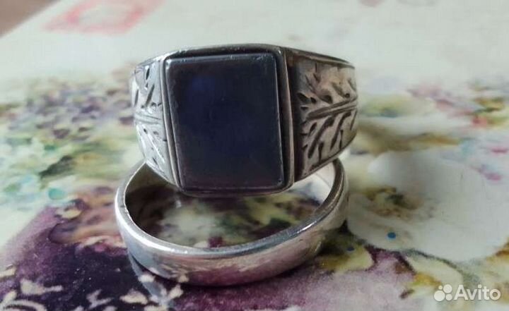 Перстень серебро