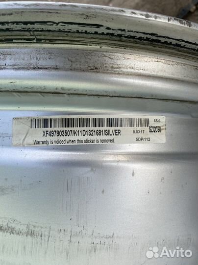 Литые диски r17 5x112