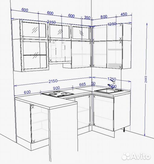 Кухонный гарнитур от производителя