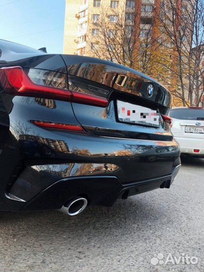 Диффузор заднего бампера M-Performance style Bmw