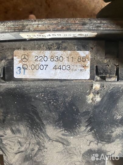 Блок управления климат-контролем mercedes-benz s