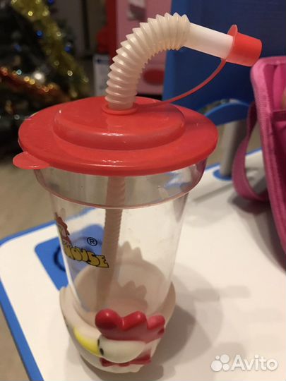 Стакан-поильник с трубочкой chicken house