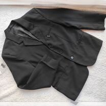 Пиджак школьный чёрный на мальчика 13 лет 152-158