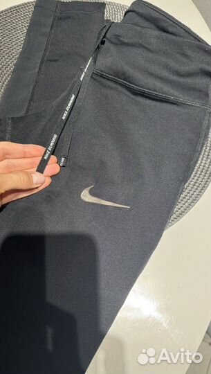 Легинсы спортивные Nike s черные