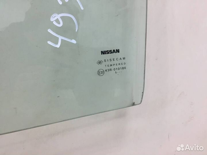 Стекло двери задней левой Nissan Almera 3 G11, G15