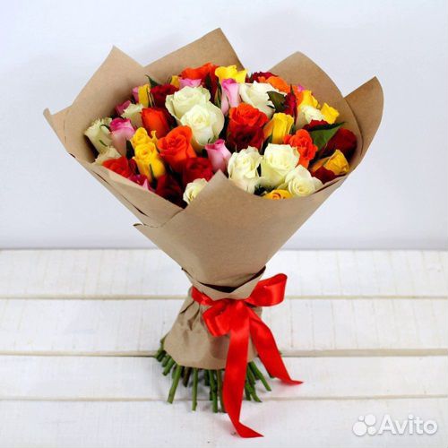 Букет из роз « Ирбис » 50 см Стандарт