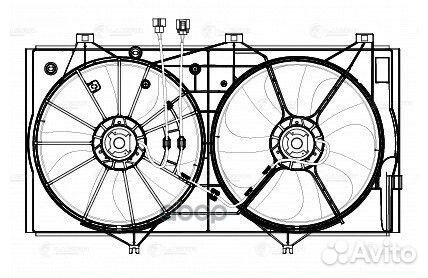 Вентилятор радиатора Toyota Camry (XV40) (07)
