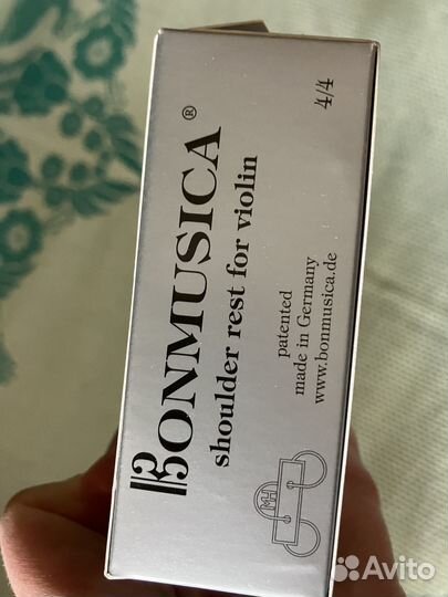 Мостик для скрипки Wolf, Bonmusica 4/4-3/4