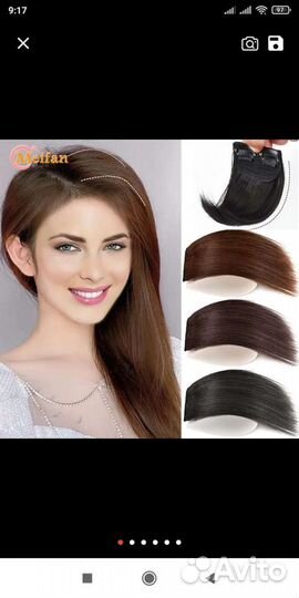 Волосы на заколках