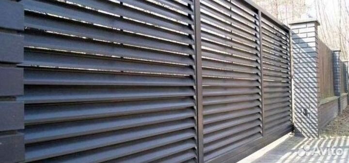 Откатные ворота под ключ