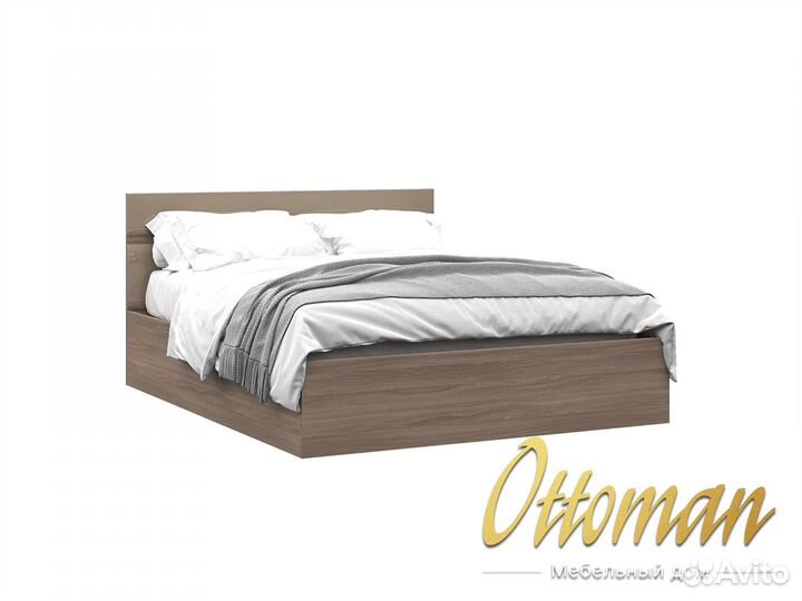 Кровать двуспальная с матрасом 160 200 см