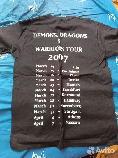 Mannowar (dragon tour 2007) футболка