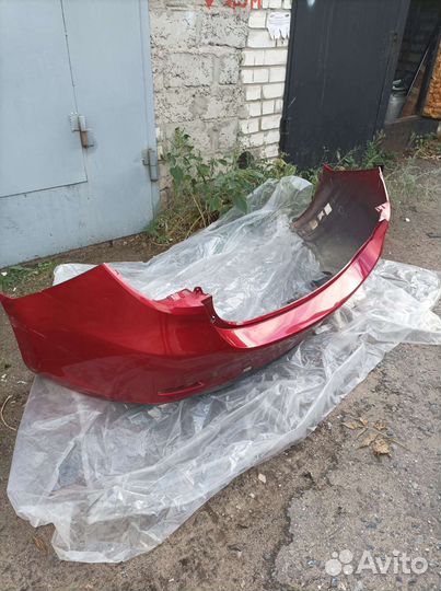 Задний бампер на mazda 6 gj