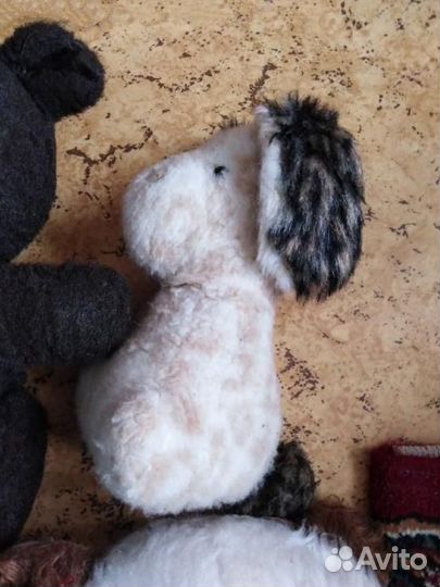 Большой лот мягких игрушек СССР