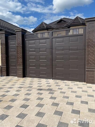 Уличные ворота Алютех