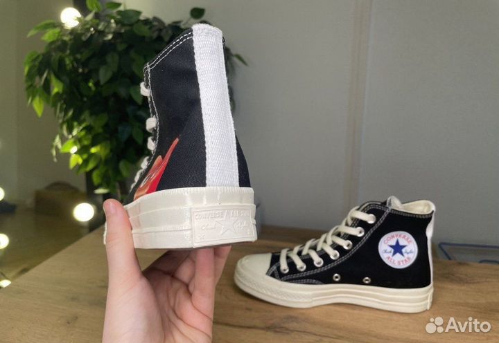 Кеды converse play comme des garcons