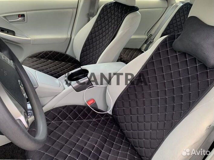 Автонакидки из алькантары Тойота Toyota кантра