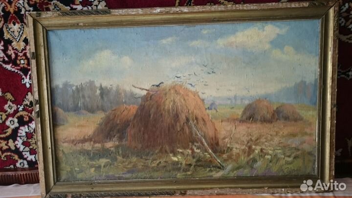 Картина маслом на холсте СССР