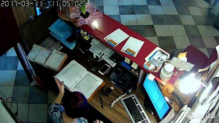 Камера видеонаблюдения повортная ip 2Mp