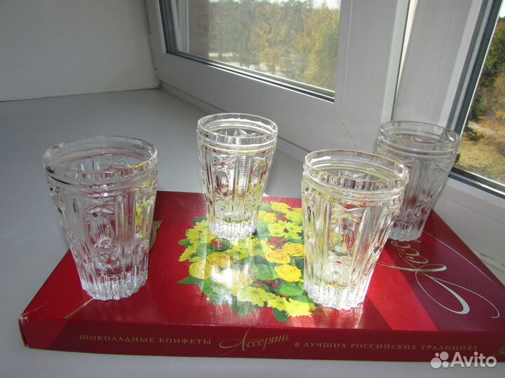 Хрустальные рюмки,стаканы,стопки