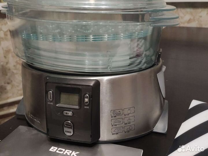 Пароварка bork f500, новая