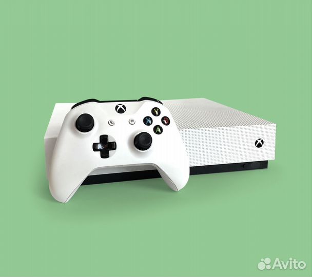 Xbox One S all digital + профиль с играми