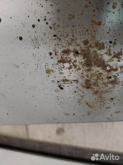 Глушитель задний Volkswagen Touareg GP AZZ; BAA