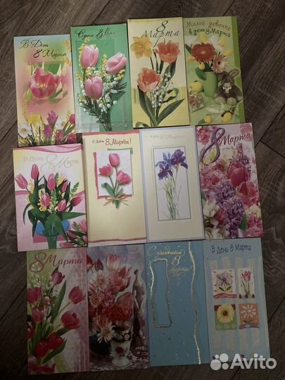 Открытки новогодние, 8 марта, с днем рождения