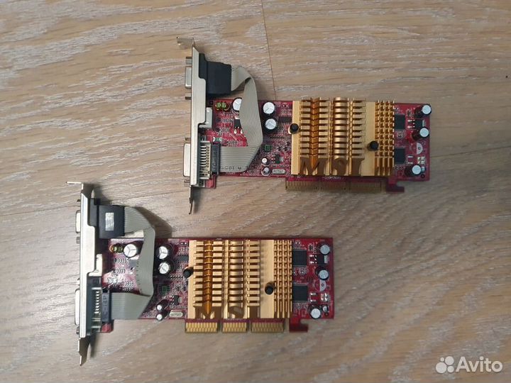 Рабочие видеокарты AGP разные