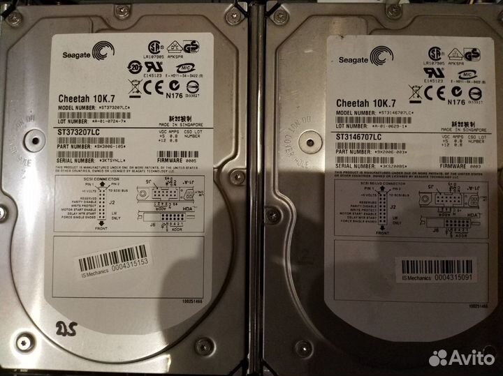 Жесткий диск Seagate Cheetah scsi