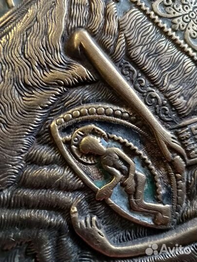 Икона бронза Старинная