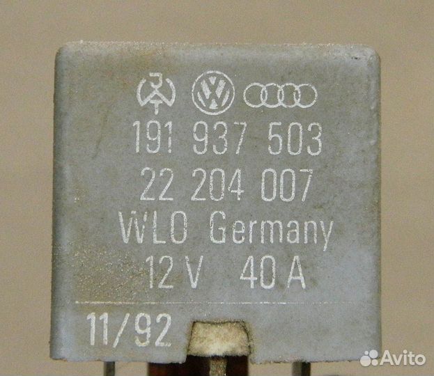 Реле универсальное 18 Passat B3