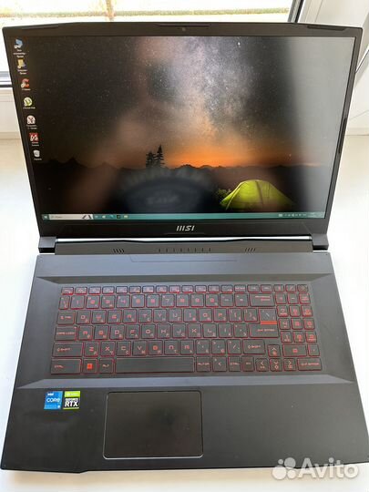 Игровой ноутбук MSI 17.3 RTX 3050