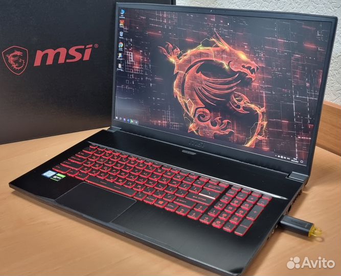 17.3 MSI i5 9300H GTX1650ti с документами
