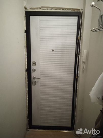 Дверь Лайт бетон темный/бетон снежный