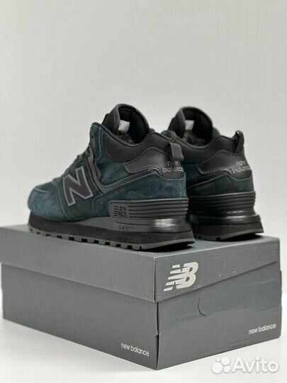 Кроссовки New Balance 574 Stone Island с мехом
