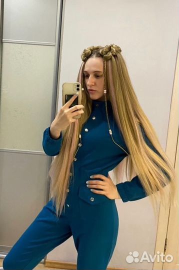 Съёмные 3д косы с выпуском