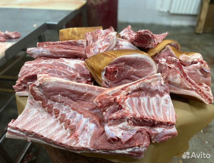 Фермерская свинина в полутушах/разруб. Высший сорт