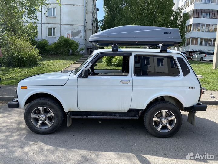 Рейлинги аэродинамические на крышу Нива