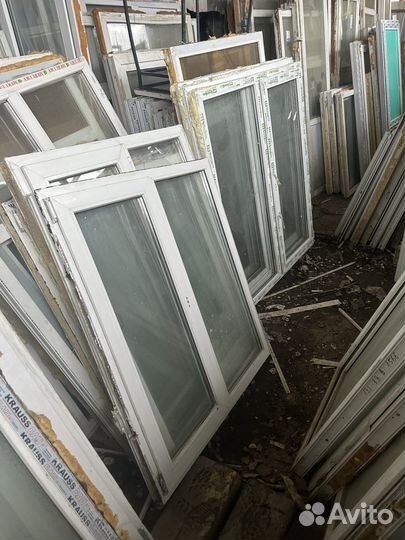 Пластиковые Окна двери бу