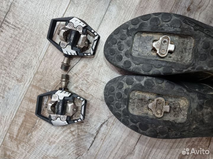 Контактные педали Shimano Deore XT
