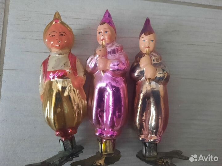 Елочные игрушки СССР фигурки