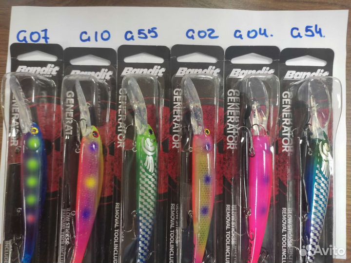 Воблеры для троллинга Bandit Generator