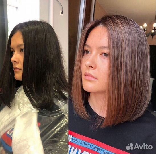 Окрашивание волос lebel