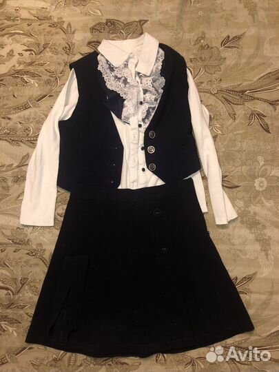 Школьная форма для девочки пакетом 128-134